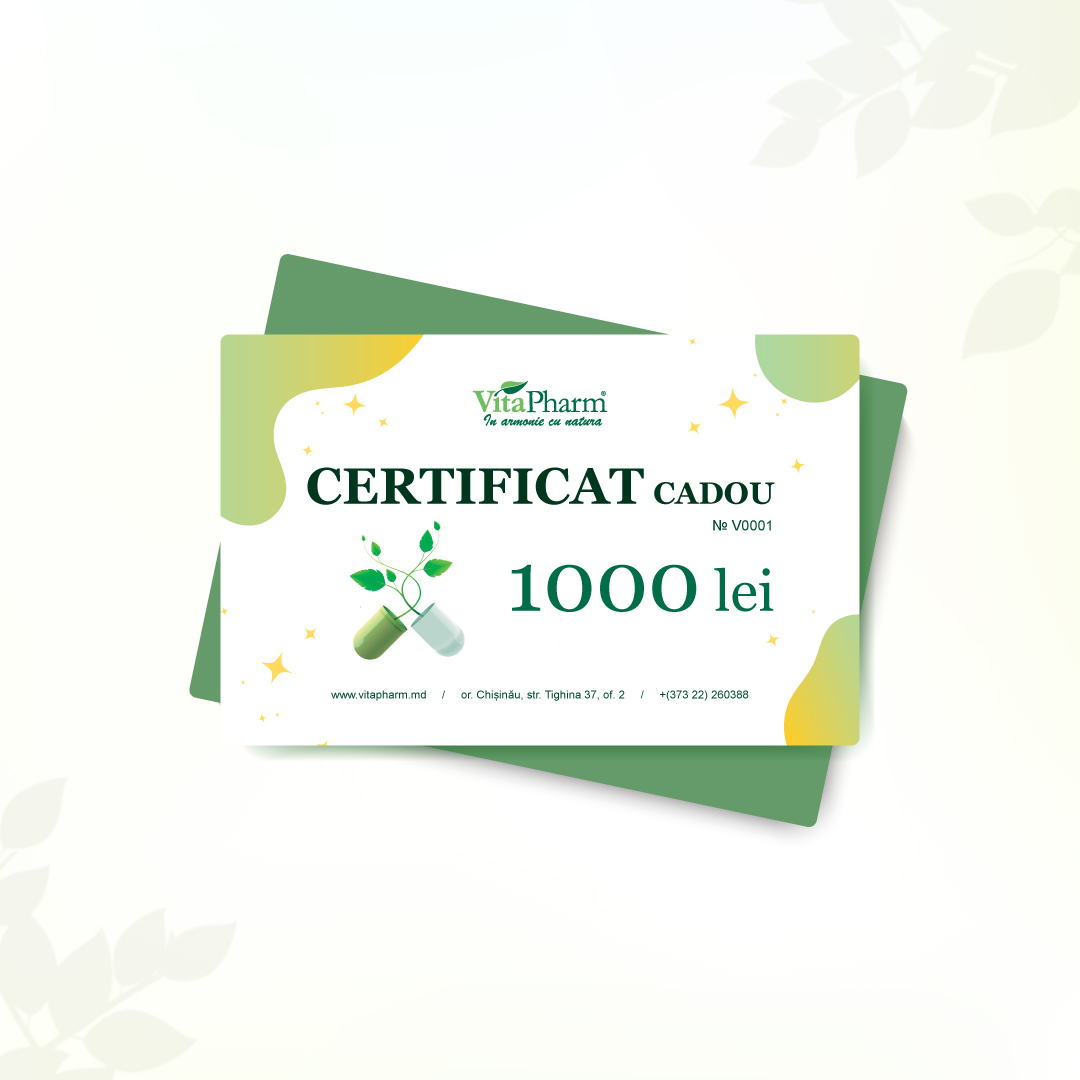 ПОДАРОЧНЫЙ СЕРТИФИКАТ 1000 лей